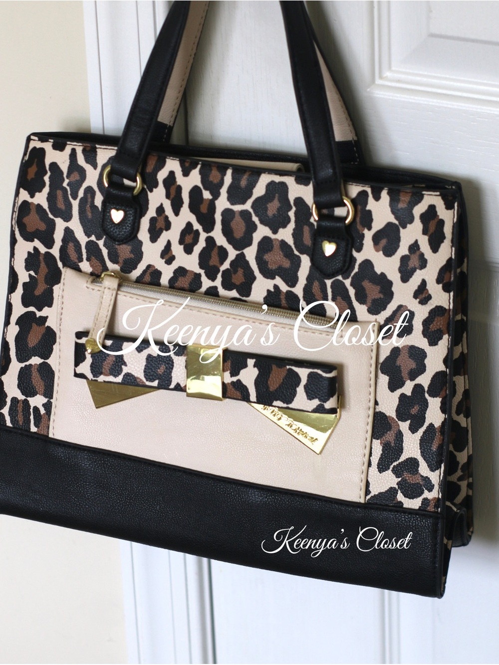❗️LAST CALL BETSEY JOHNSON Leopard Mini Tote with Bow